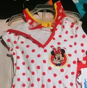 4T Minnie Mouse Swimsuit and Coverup